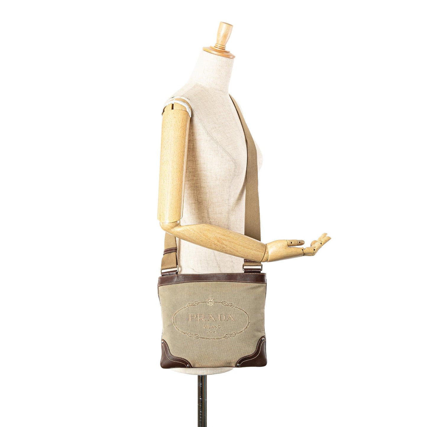 Prada Canvas Canapa Logo Crossbody