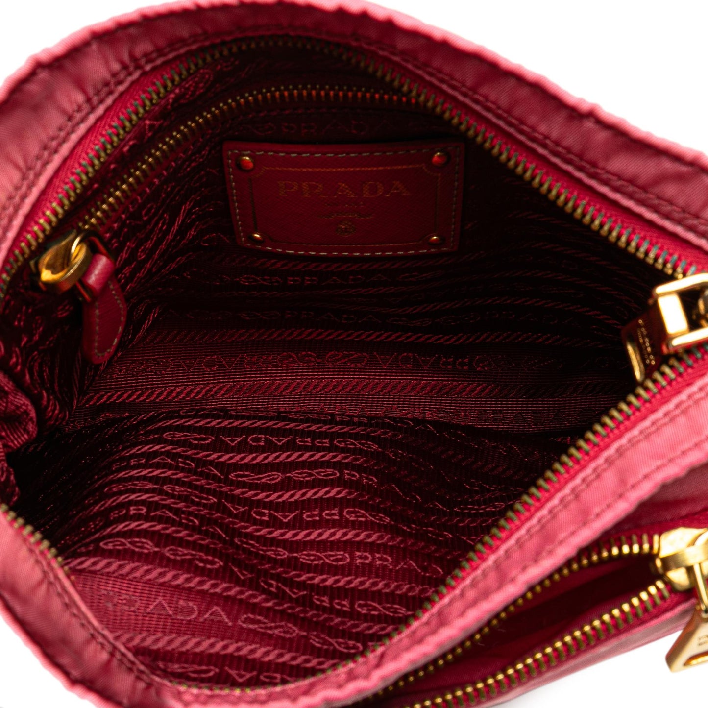 Prada Tessuto Zip Top Crossbody