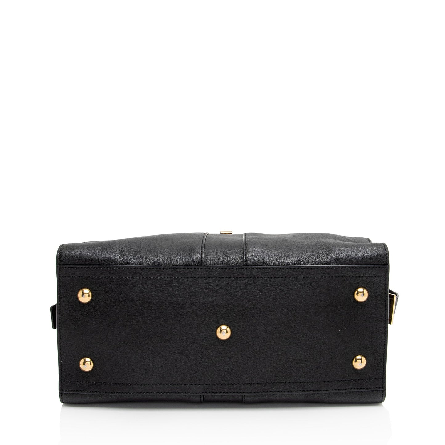 Saint Laurent Calfskin Cabas Chyc Small Tote (SHF-ntqfXK)