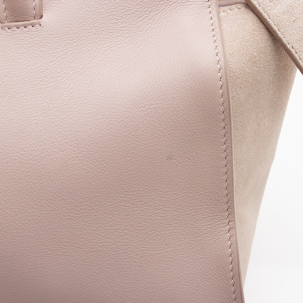 Saint Laurent Calfskin Monogram Cabas Downtown Small Satchel (SHF-16305)