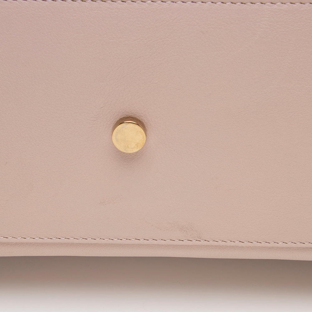 Saint Laurent Calfskin Monogram Cabas Downtown Small Satchel (SHF-16305)