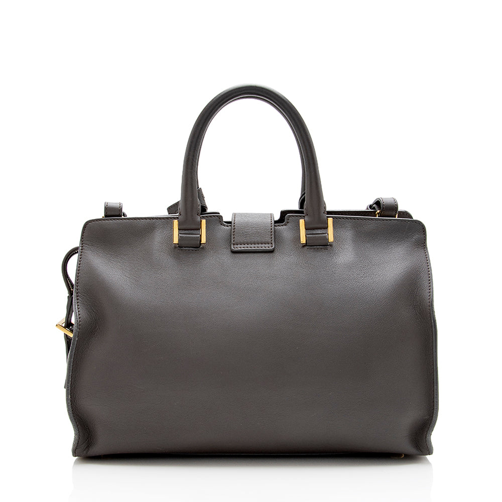 Saint Laurent Calfskin Classic Cabas Y Small Tote - FINAL SALE (SHF-15189)