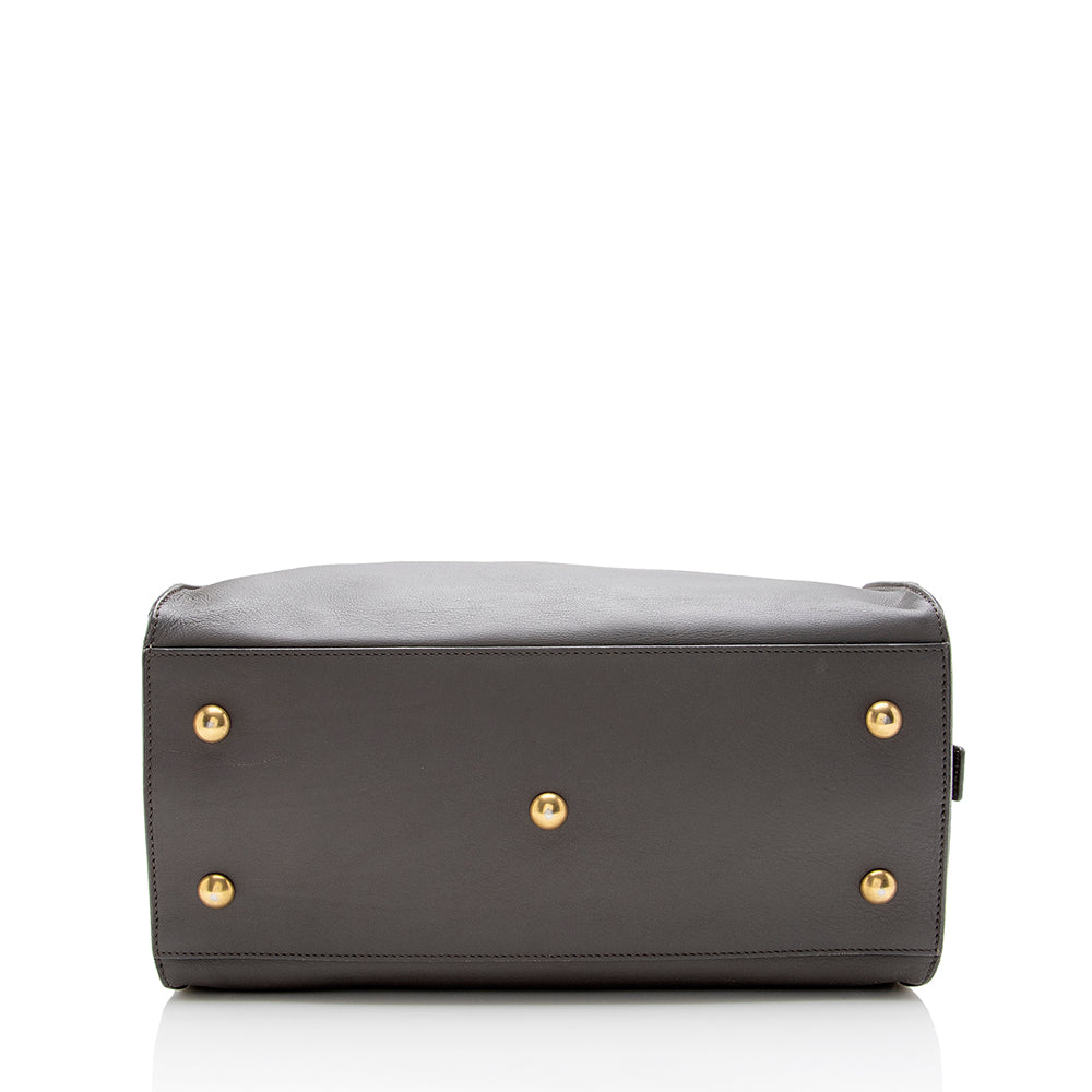 Saint Laurent Calfskin Classic Cabas Y Small Tote - FINAL SALE (SHF-15189)