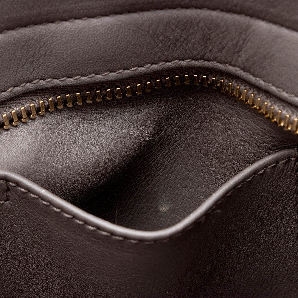 Saint Laurent Calfskin Classic Cabas Y Small Tote - FINAL SALE (SHF-15189)
