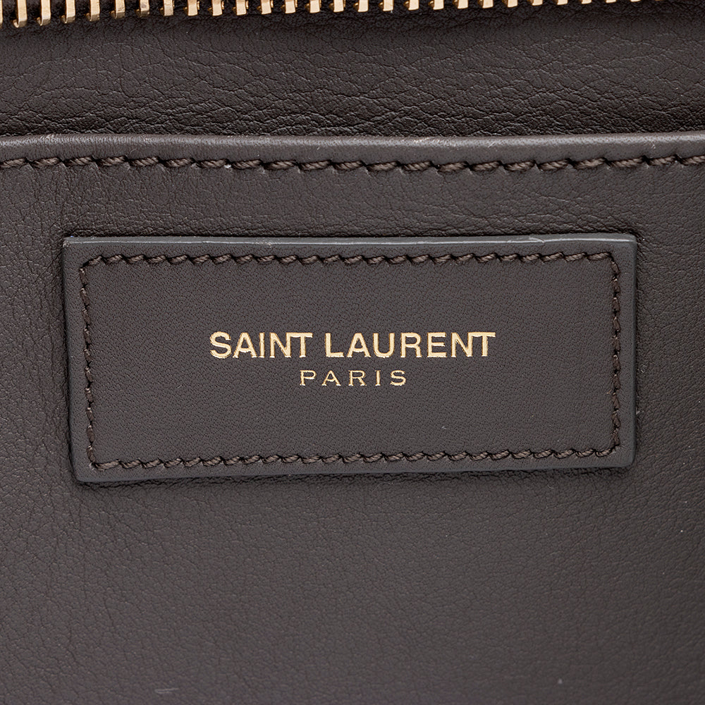 Saint Laurent Calfskin Classic Cabas Y Small Tote - FINAL SALE (SHF-15189)
