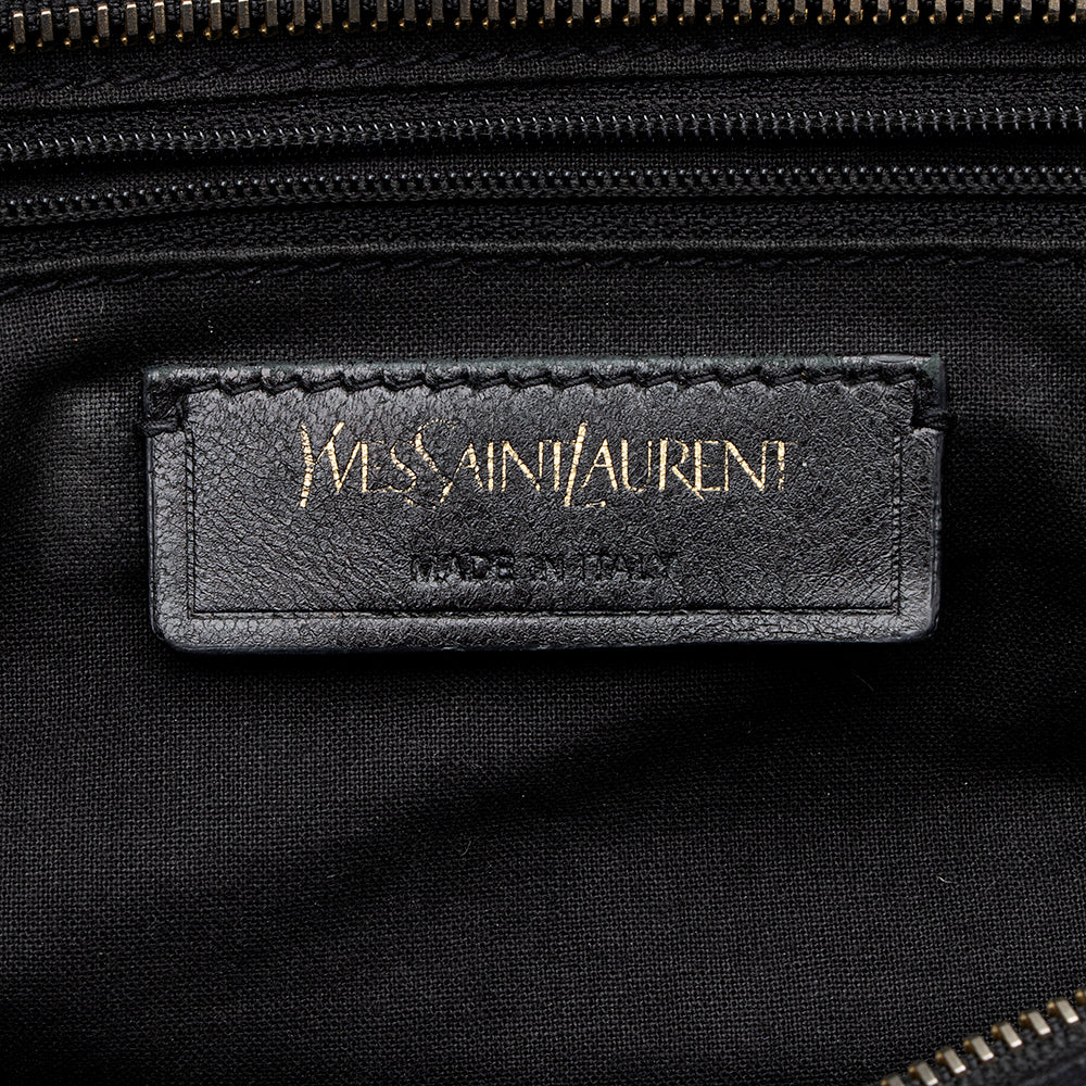 Saint Laurent Calfskin Cabas Chyc Small Tote (SHF-15965)