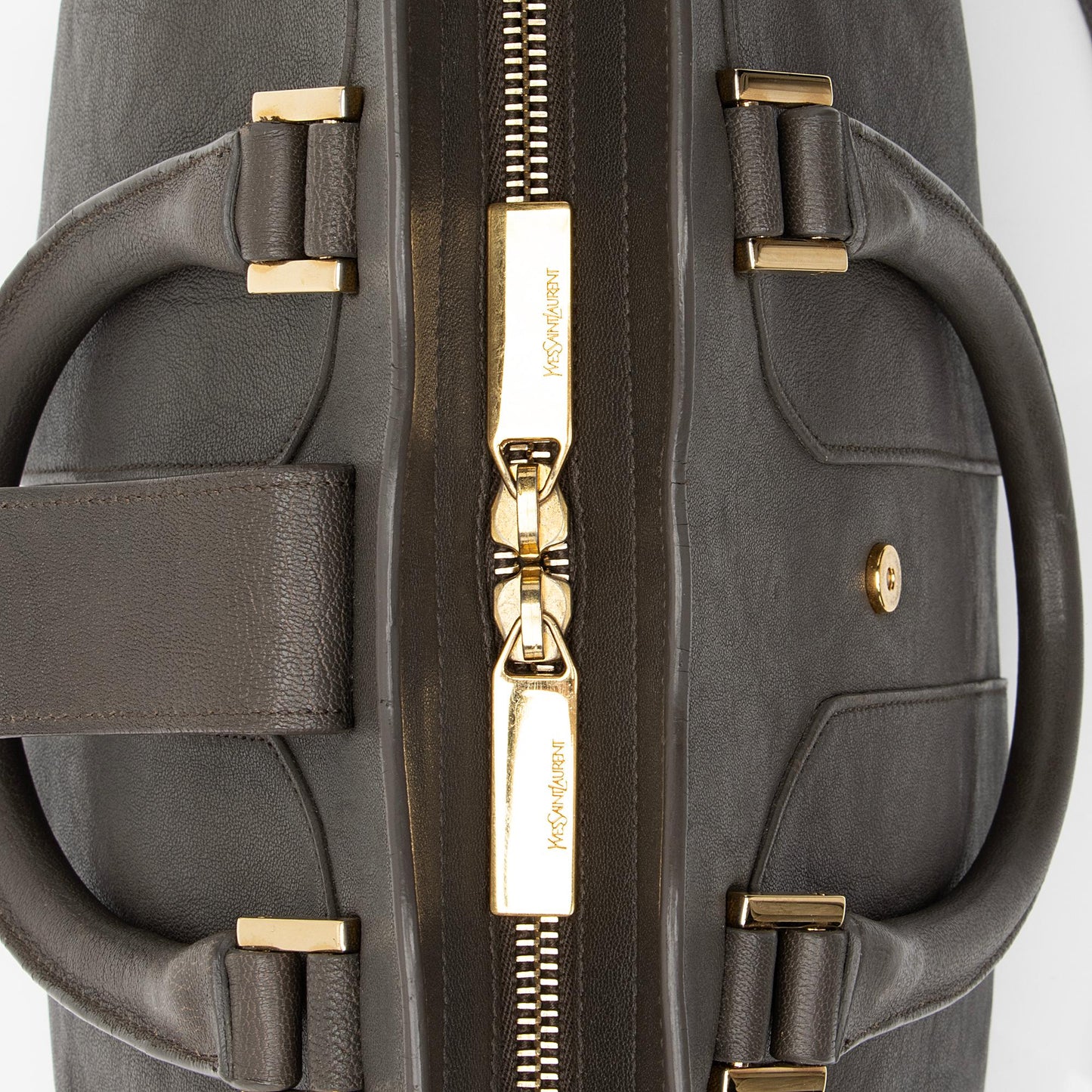 Saint Laurent Calfskin Classic Cabas Y Small Tote (SHF-23162)