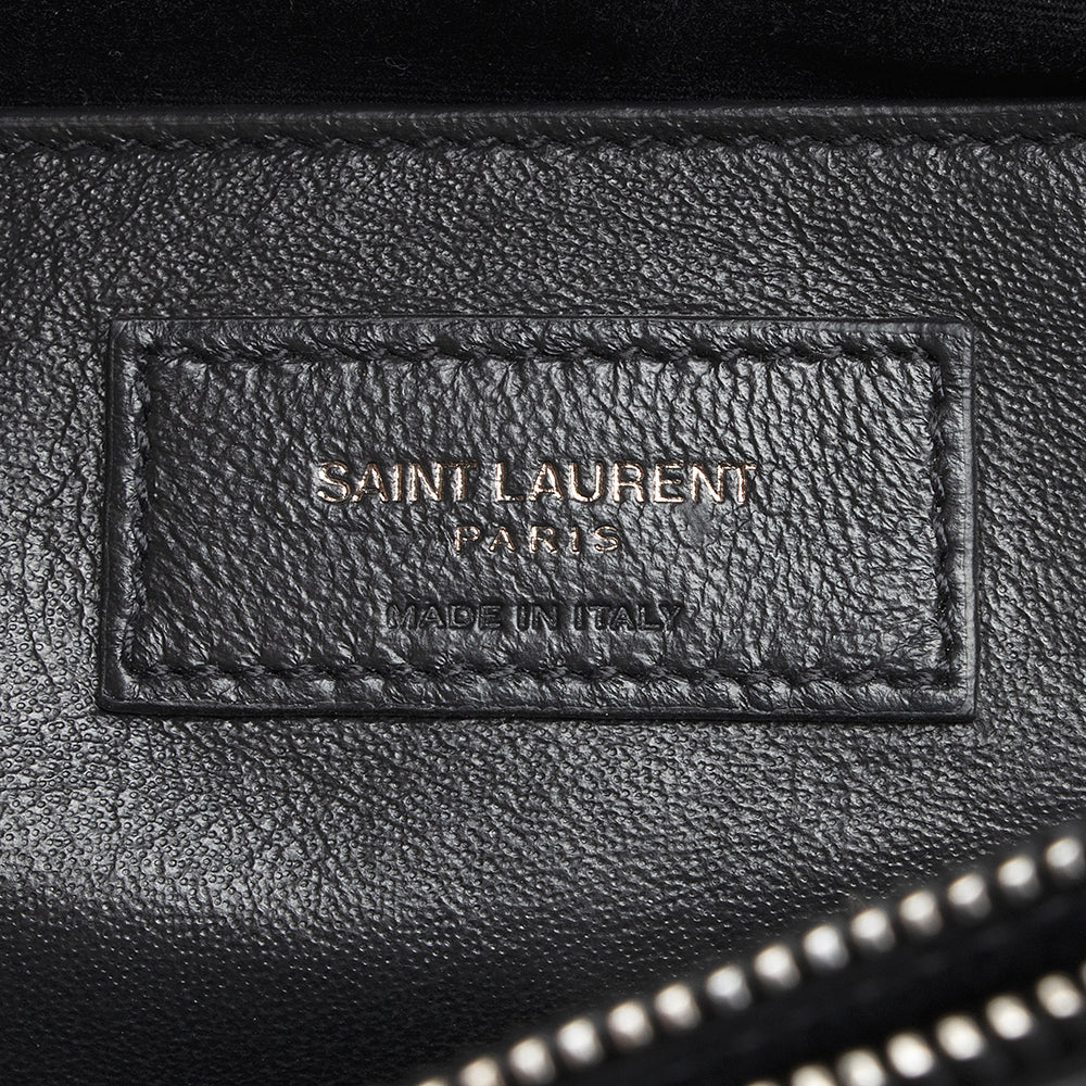 Saint Laurent Matelasse Calfskin Classic Monogram College Large Shoulder Bag (SHF-21810)