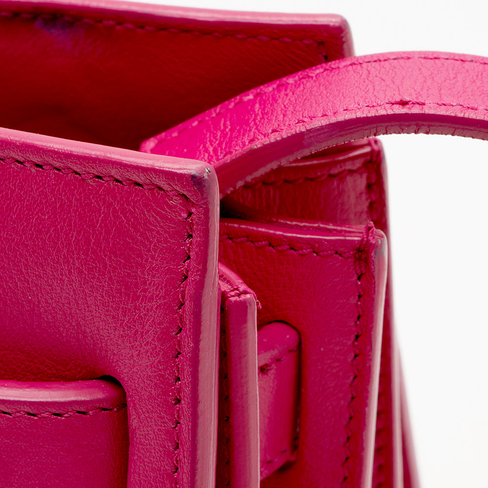 Saint Laurent Calfskin Classic Sac de Jour Nano Tote (SHF-13585)