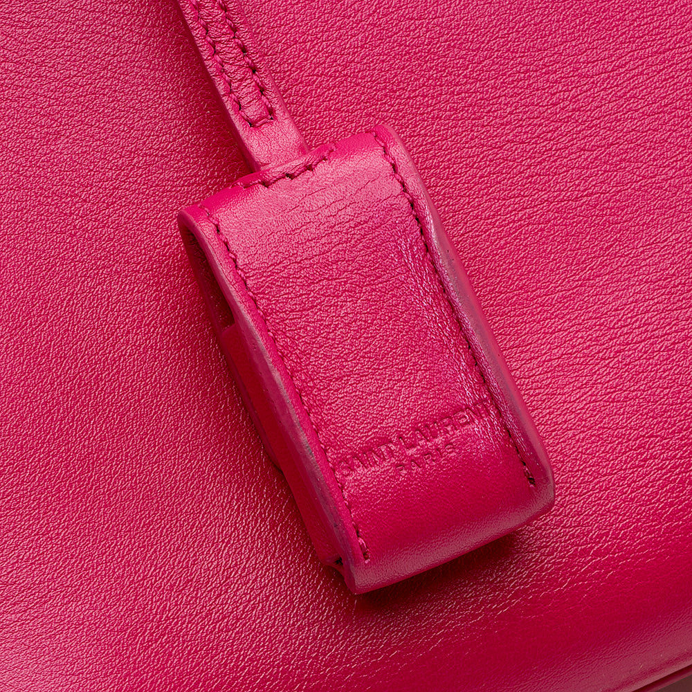 Saint Laurent Calfskin Classic Sac de Jour Nano Tote (SHF-13585)