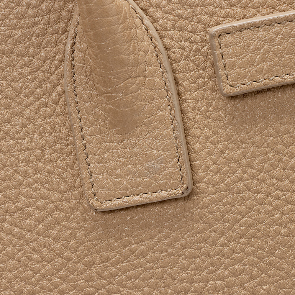 Saint Laurent Calfskin Classic Sac de Jour Nano Tote (SHF-16258)