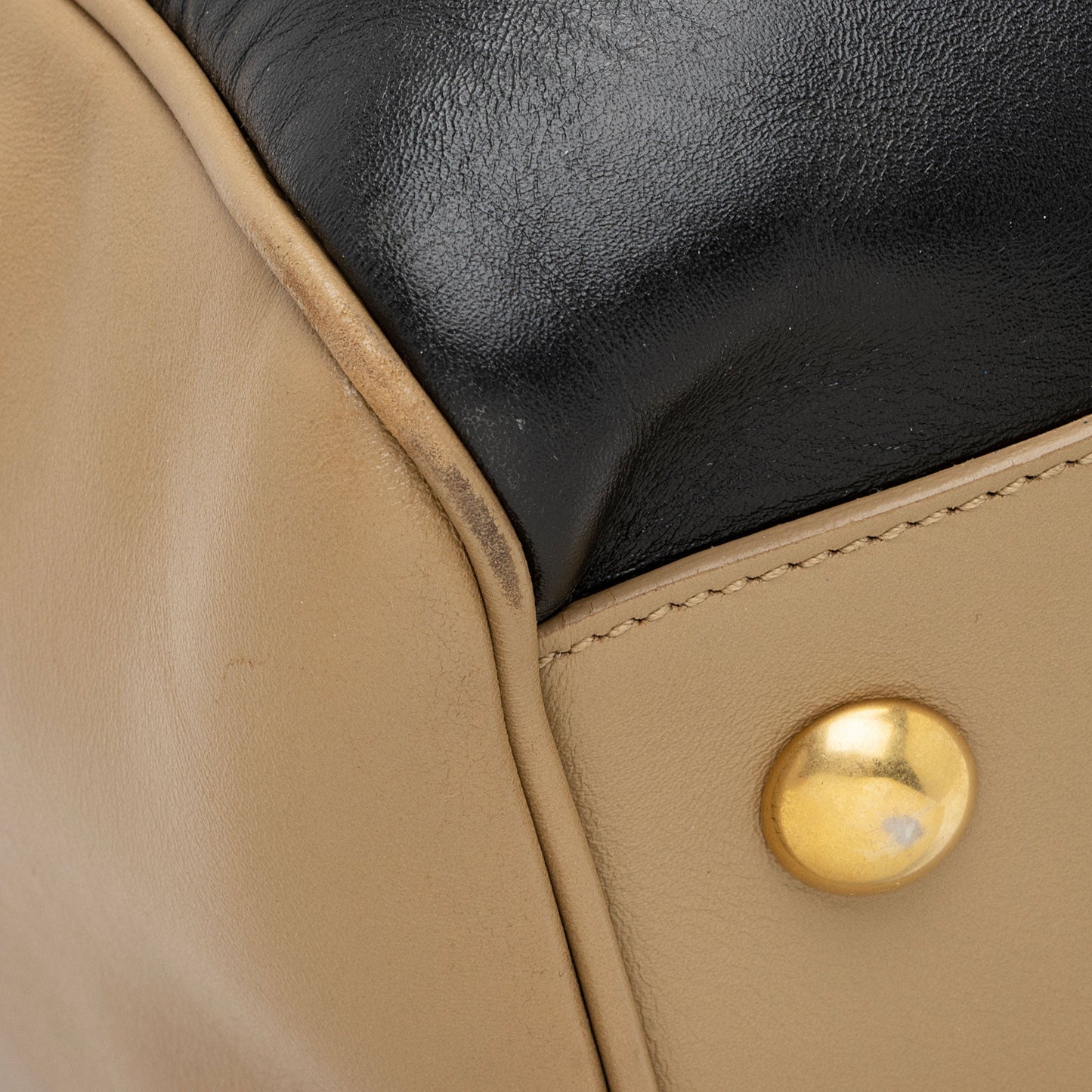 Saint Laurent Calfskin Duffle 6 Satchel (SHF-ZZBrpg)