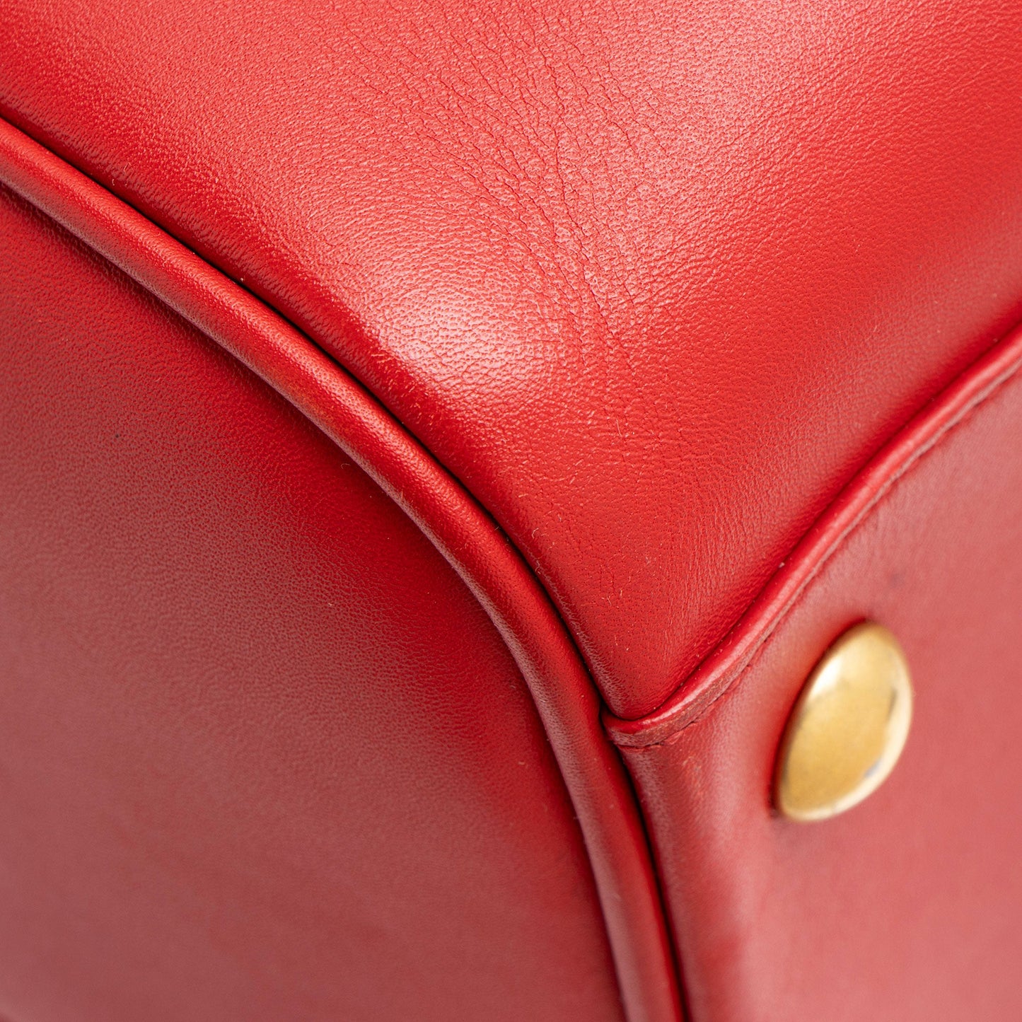 Saint Laurent Calfskin Duffle 6 Satchel