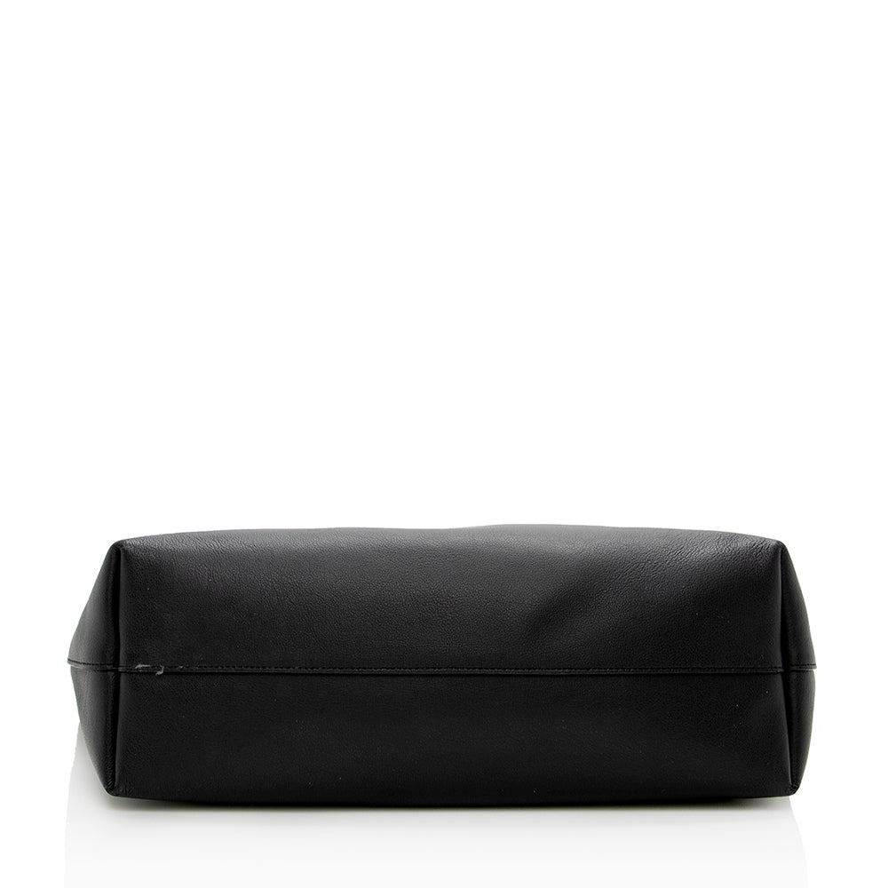 Saint Laurent Calfskin Large Shopping Tote - FINAL SALE (SHF-16264)