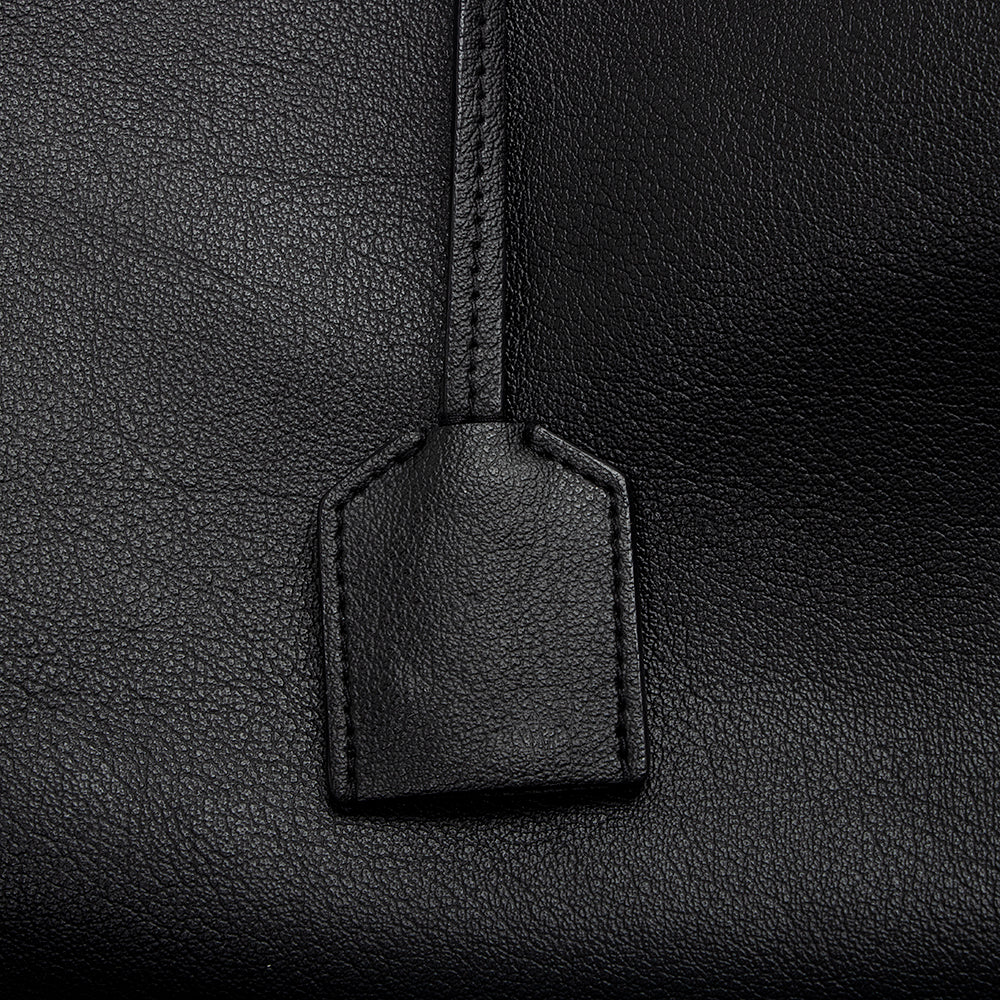 Saint Laurent Calfskin Large Shopping Tote - FINAL SALE (SHF-16264)