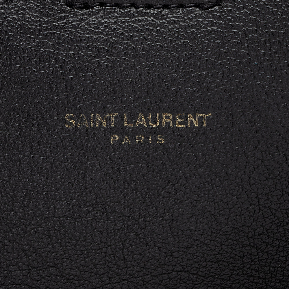 Saint Laurent Calfskin Large Shopping Tote - FINAL SALE (SHF-16264)