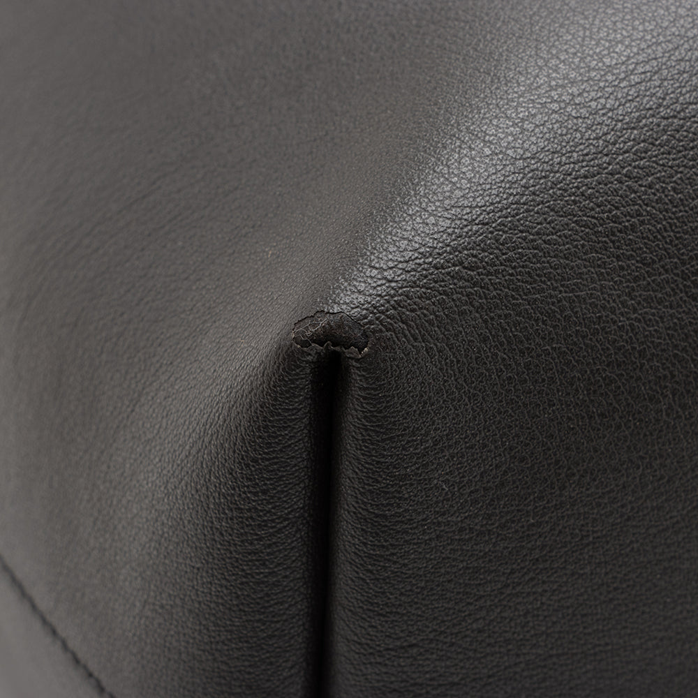 Saint Laurent Calfskin Large Shopping Tote (SHF-16993)