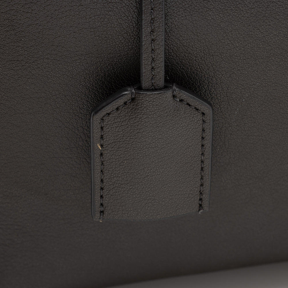 Saint Laurent Calfskin Large Shopping Tote (SHF-16993)
