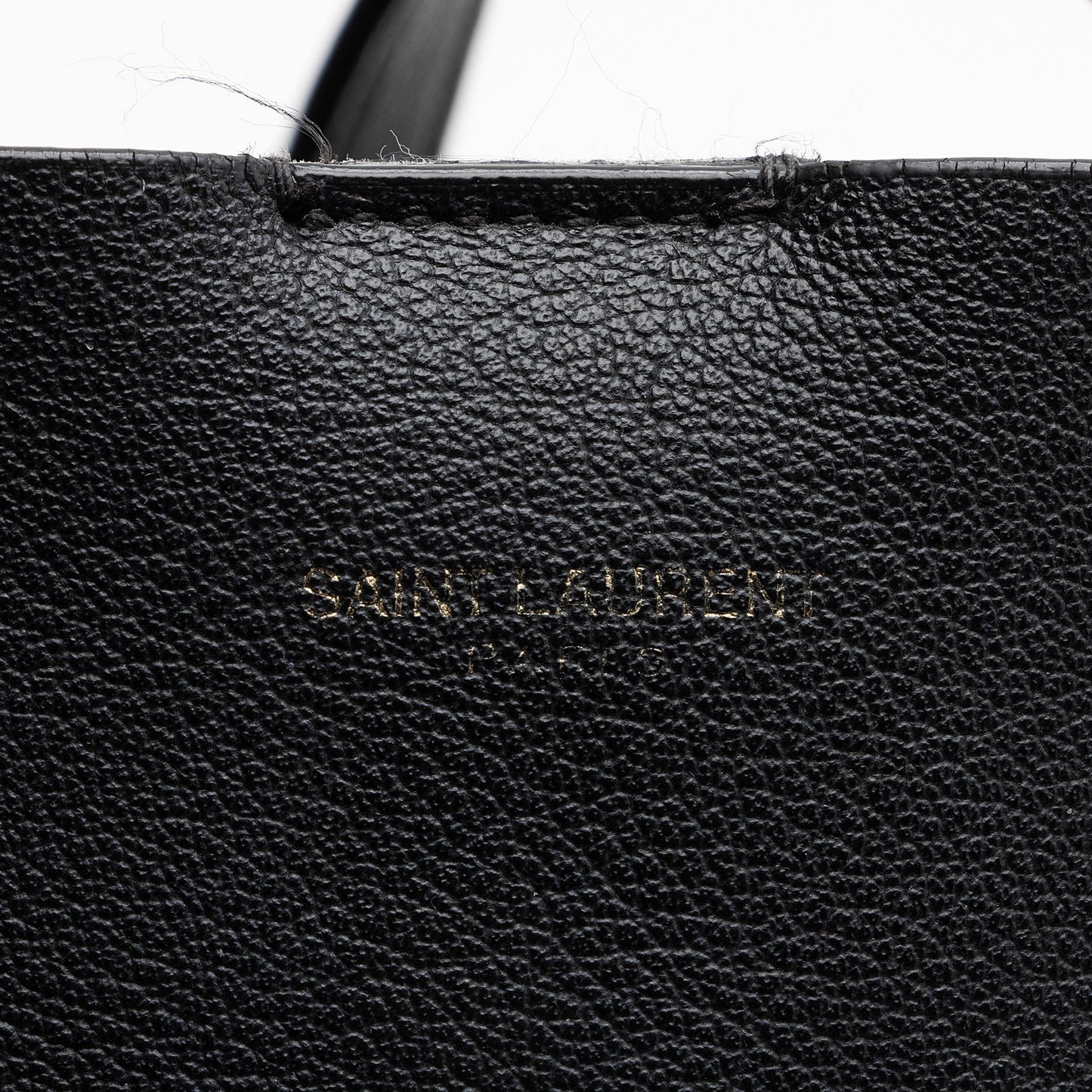Saint Laurent Calfskin Large Shopping Tote (SHF-22494)