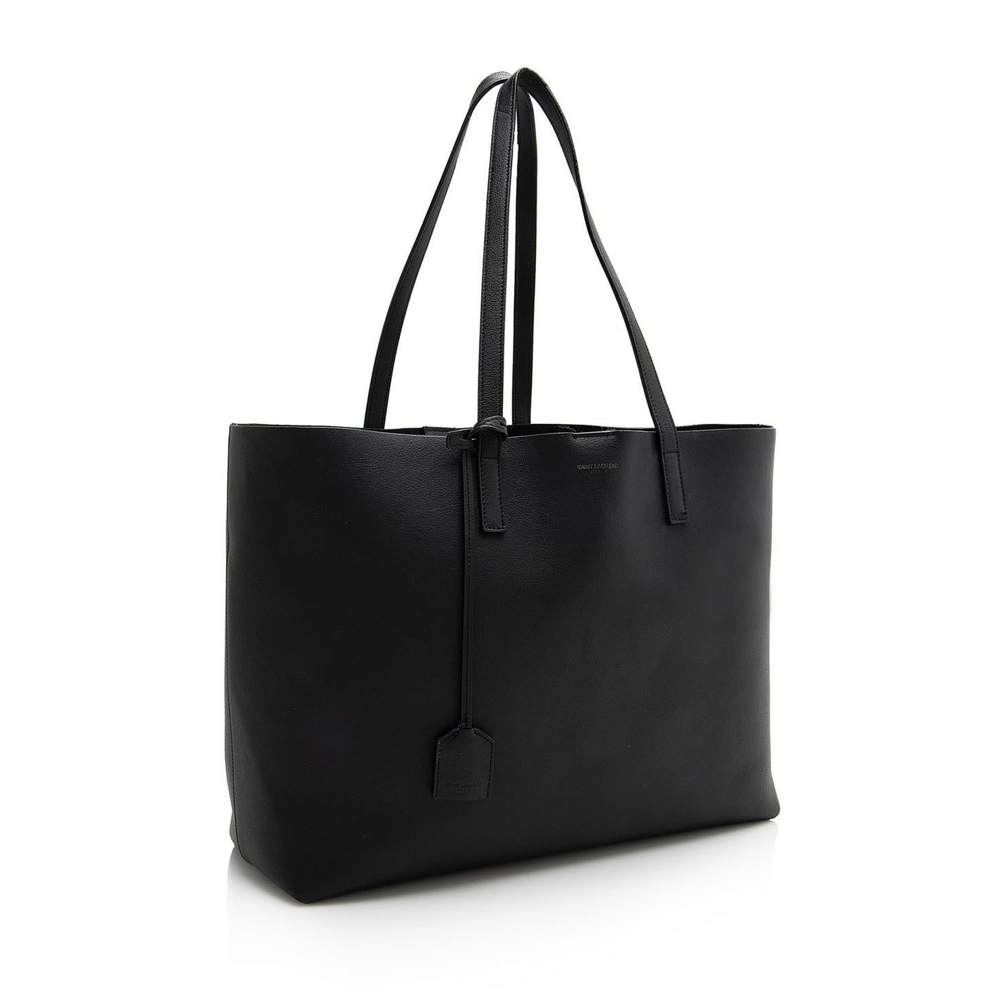 Saint Laurent Calfskin Large Shopping Tote (SHF-22494)
