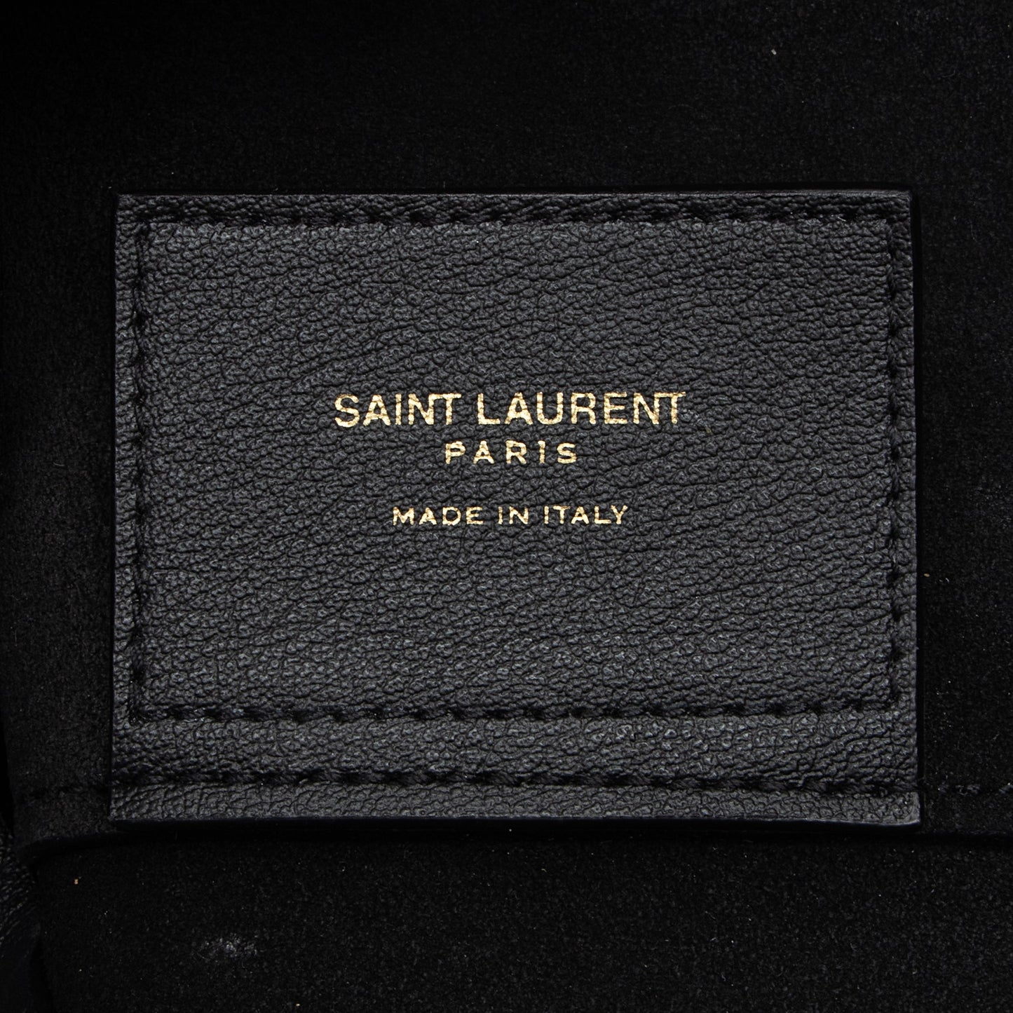Saint Laurent Calfskin Large Shopping Tote (SHF-23053)
