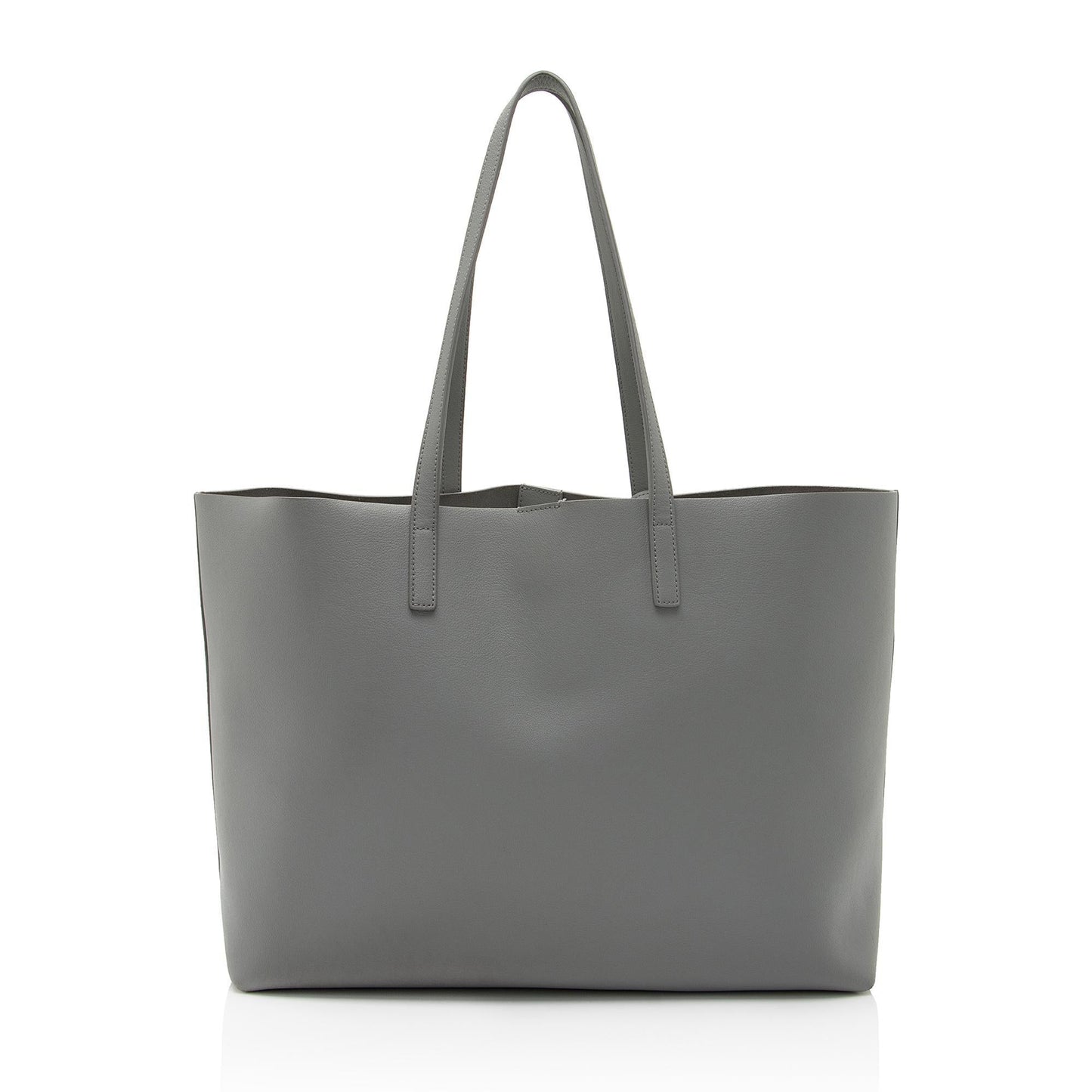 Saint Laurent Calfskin Large Shopping Tote (SHF-pwhKvE)