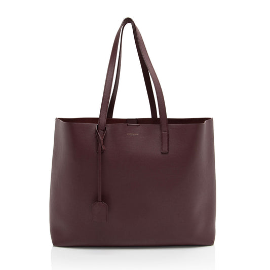 Saint Laurent Calfskin Large Shopping Tote