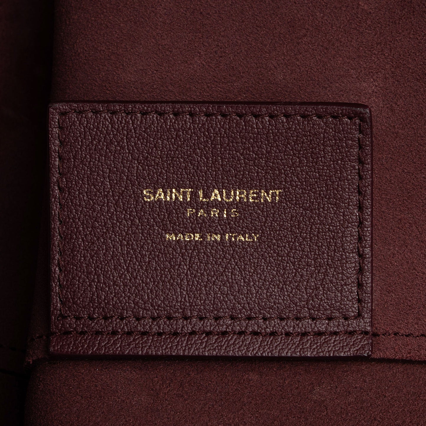 Saint Laurent Calfskin Large Shopping Tote