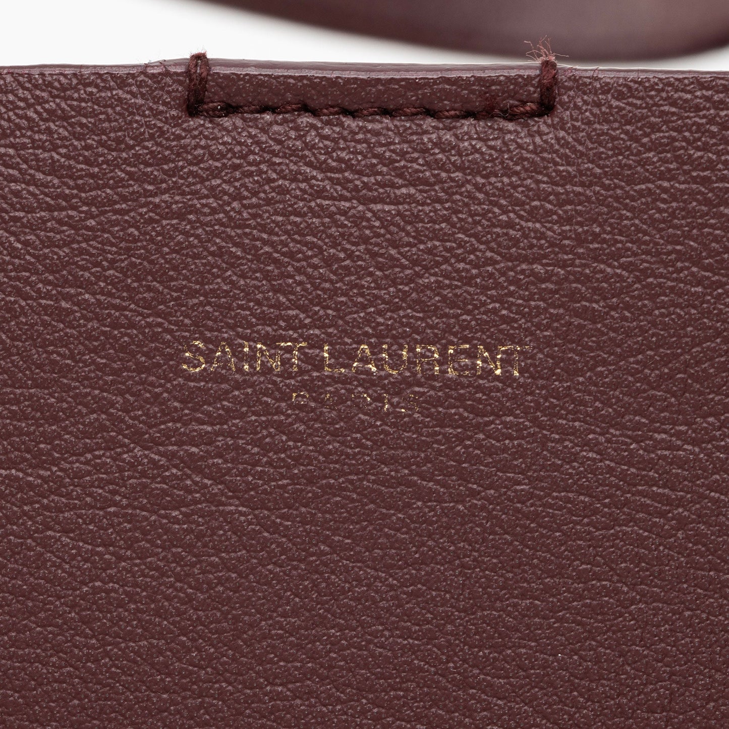 Saint Laurent Calfskin Large Shopping Tote