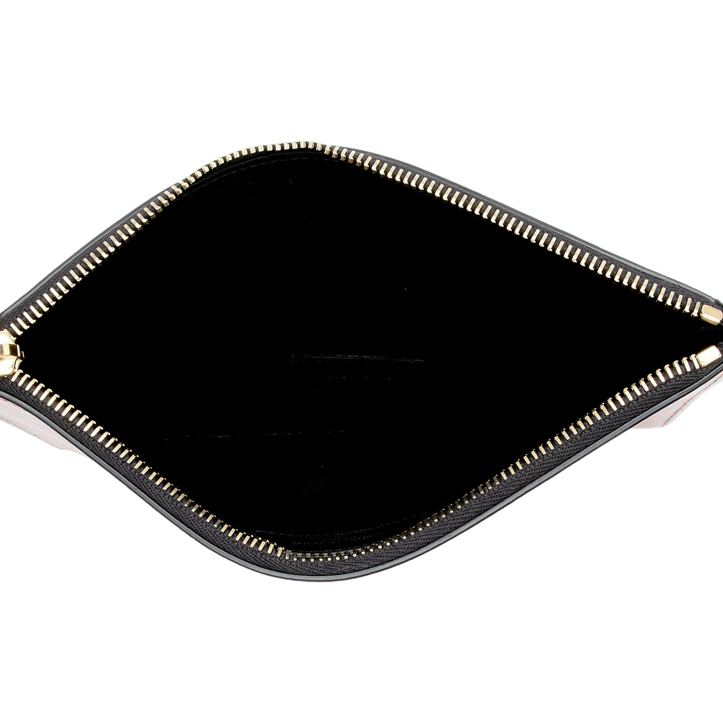 Saint Laurent Calfskin Leopard Zip Pouch (SHF-fYfCwF)
