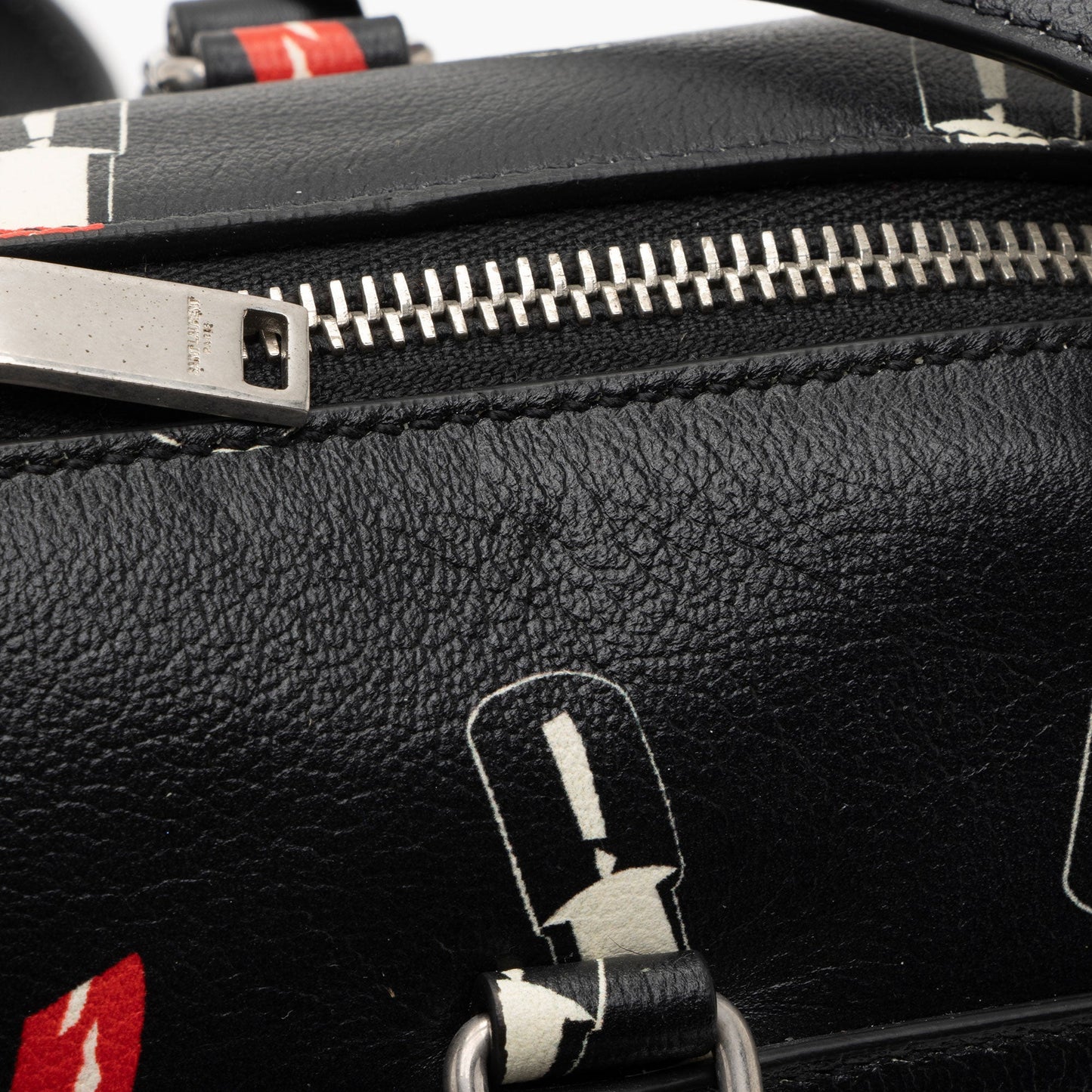 Saint Laurent Calfskin Lipstick Baby Duffle Bag (SHF-0OJW25)