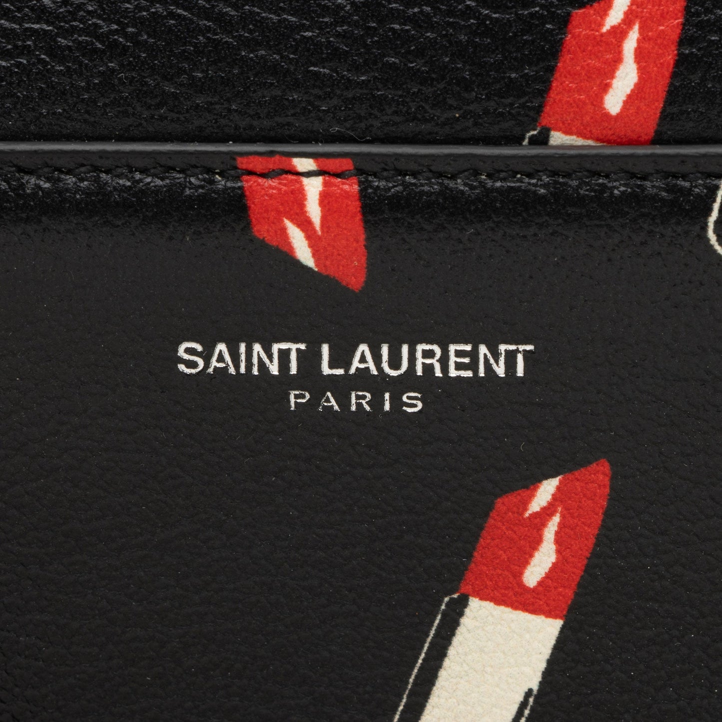 Saint Laurent Calfskin Lipstick Baby Duffle Bag (SHF-0OJW25)