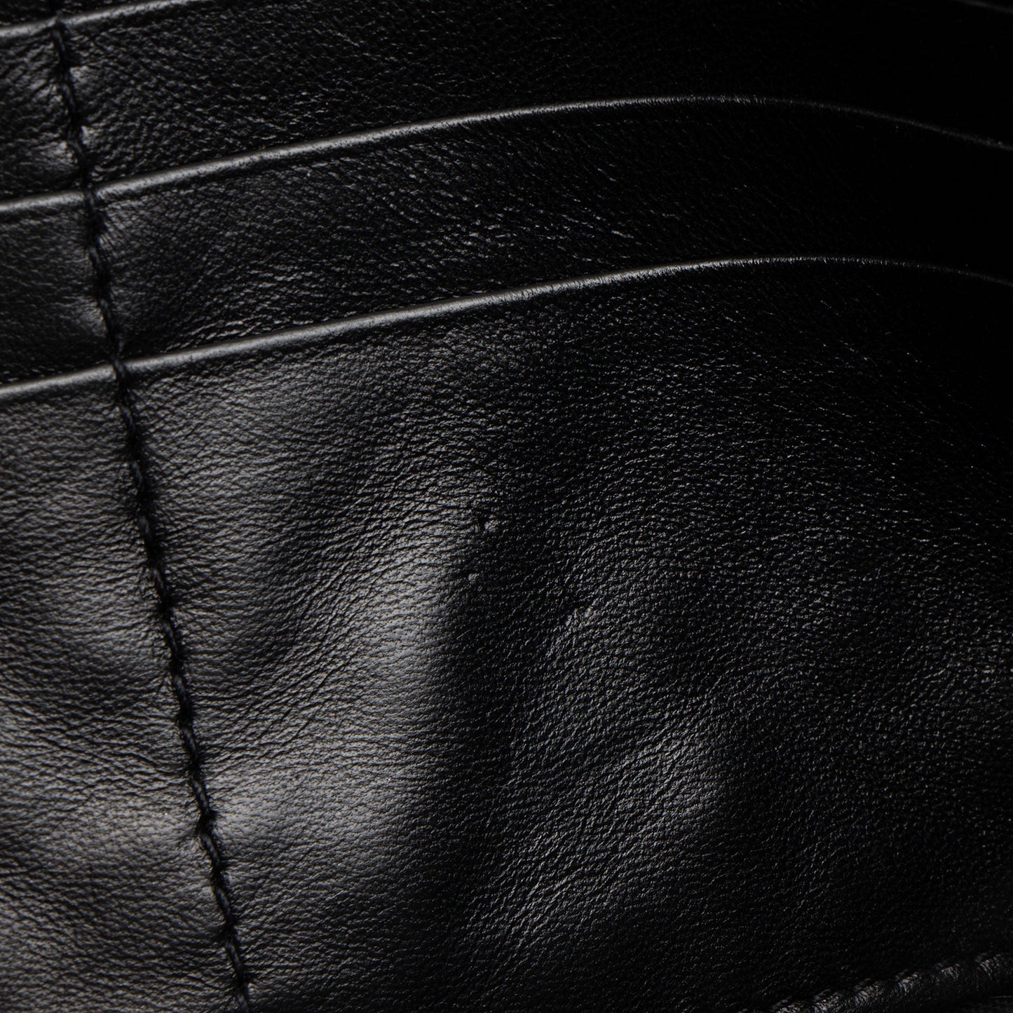 Saint Laurent Calfskin Lipstick Monogram Wallet on Chain