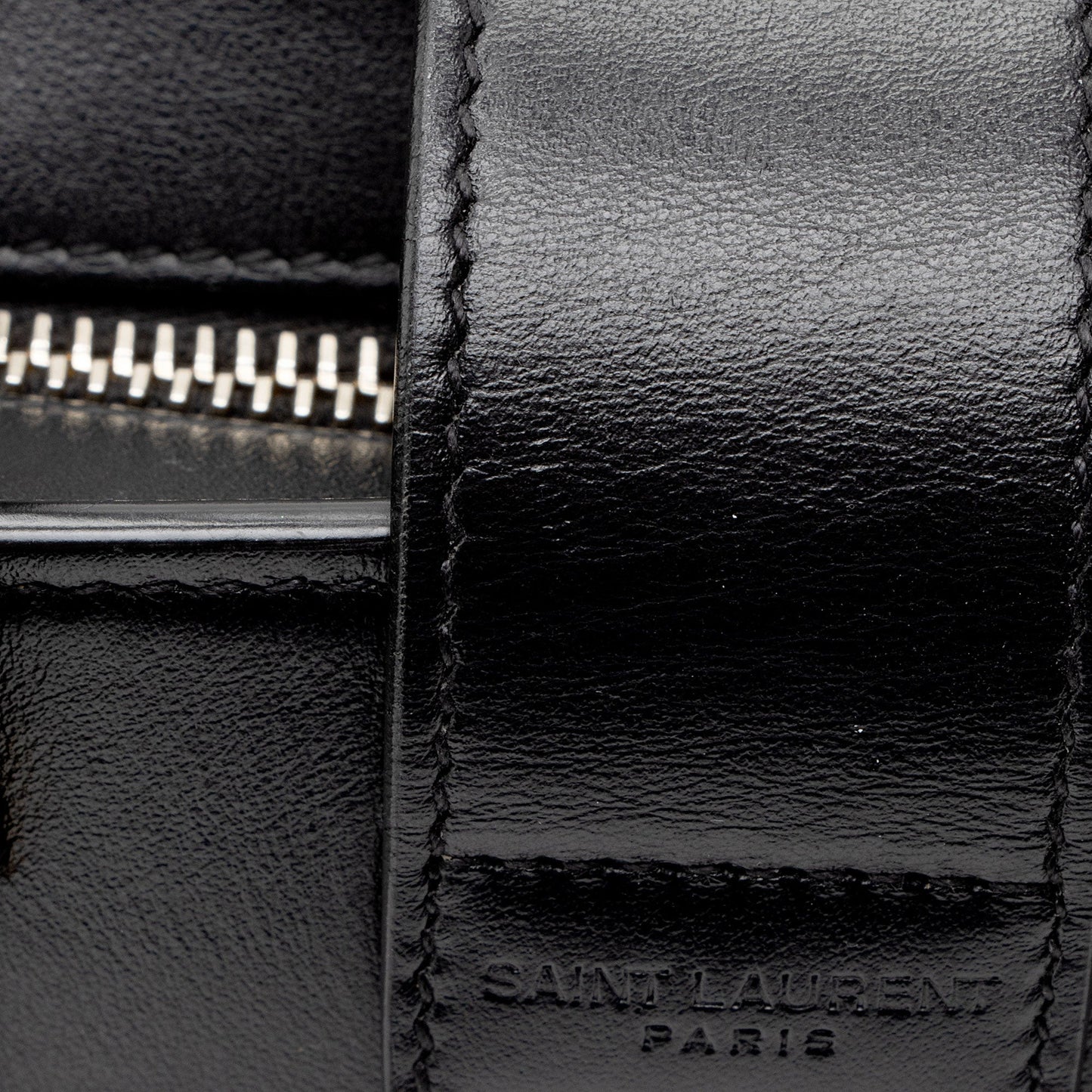 Saint Laurent Calfskin Monogram Baby Cabas Tote (SHF-Emwqyt)