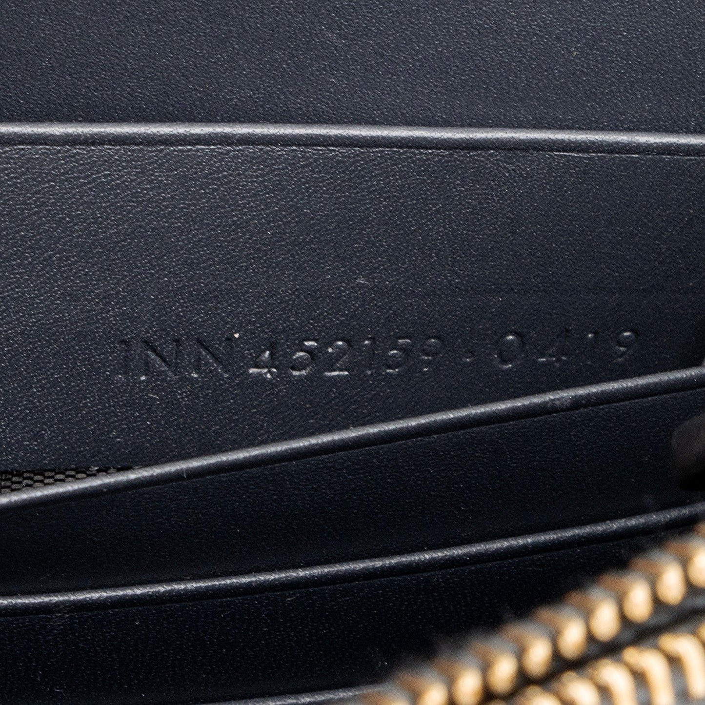 Saint Laurent Calfskin Monogram Kate Tassel Chain Wallet (SHF-GJz8iT)
