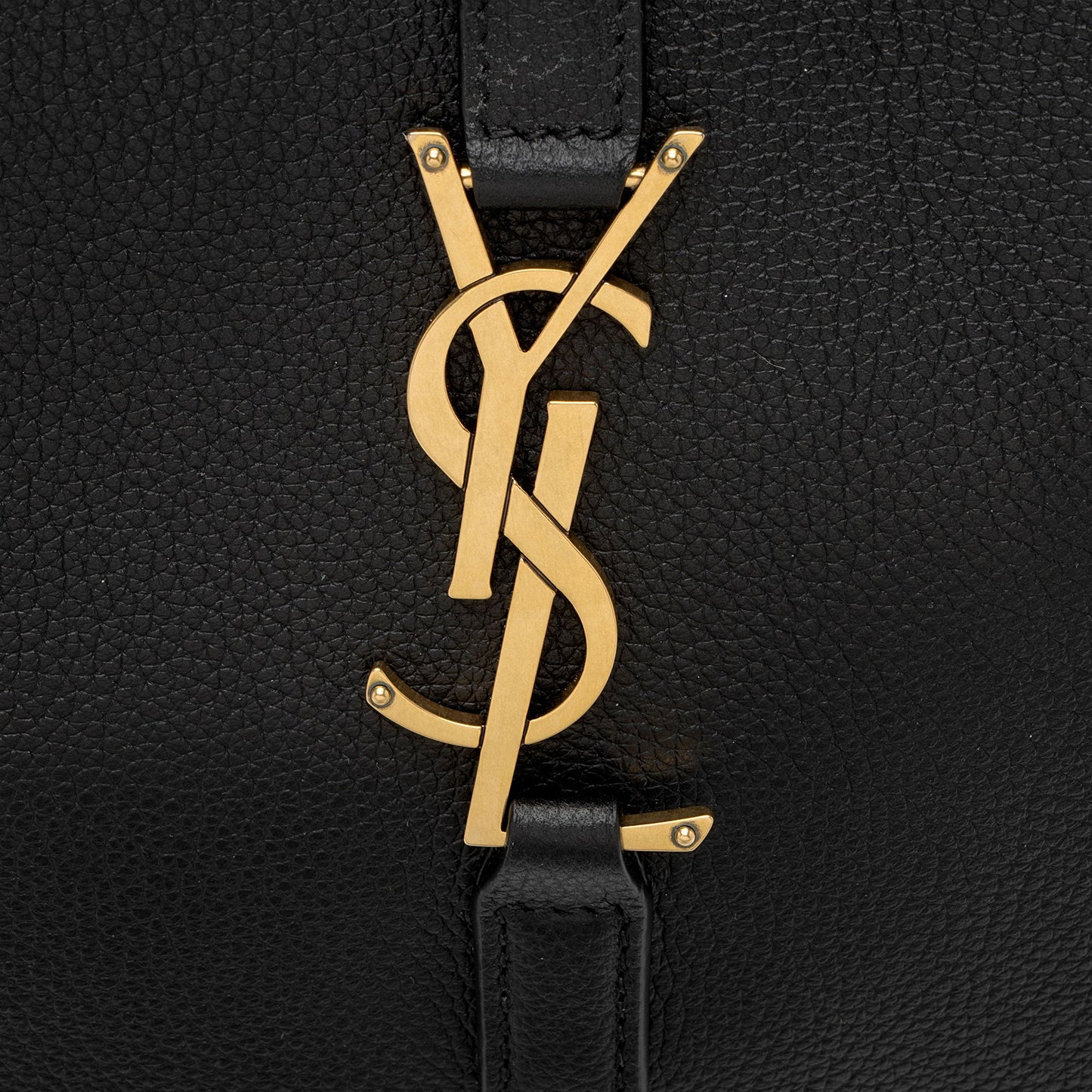 Saint Laurent Calfskin Monogram Le 5 A 7 Small Hobo (SHF-Lnt1SQ)