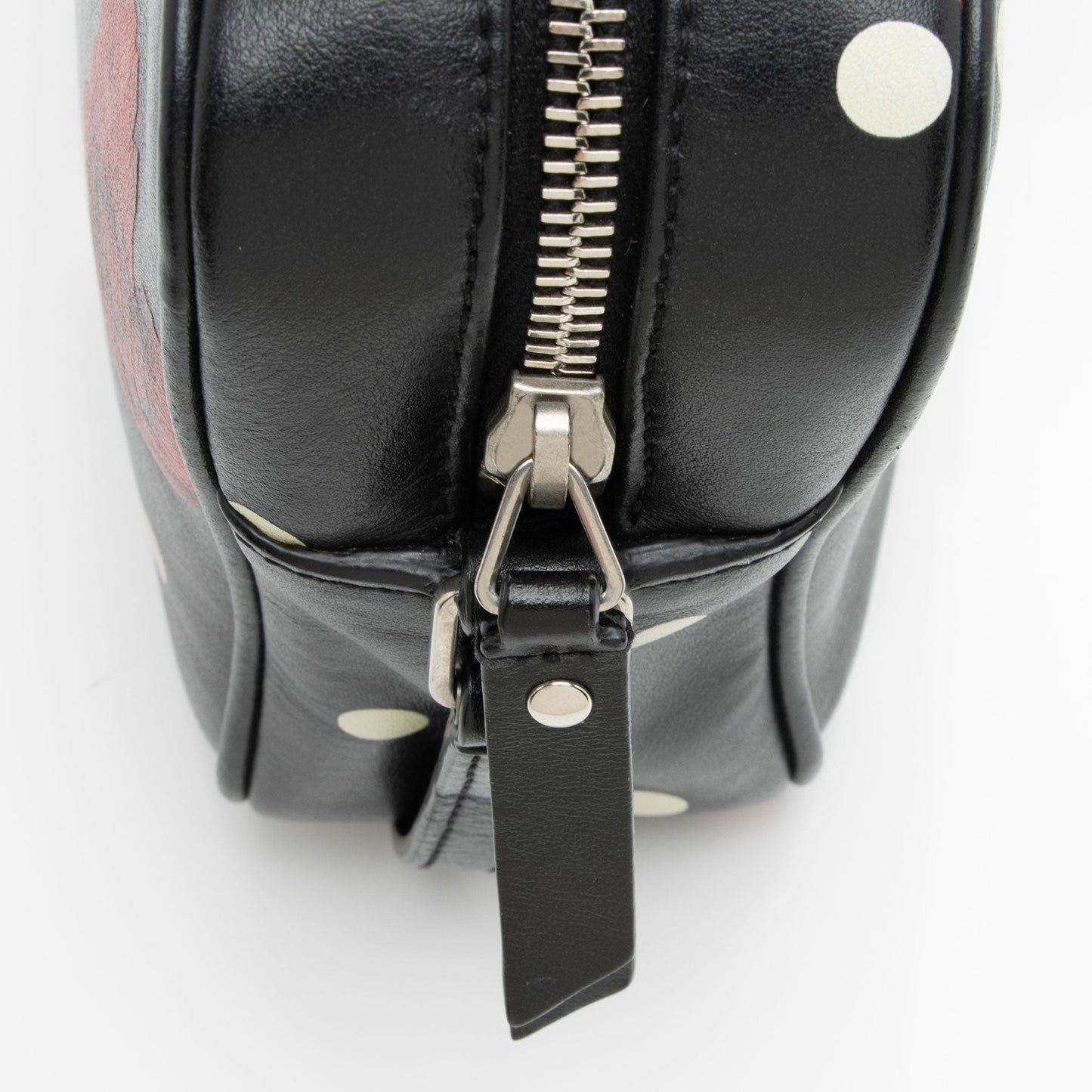 Saint Laurent Calfskin Rose Print Monogram Lou Camera Bag (SHF-fwd2tP)