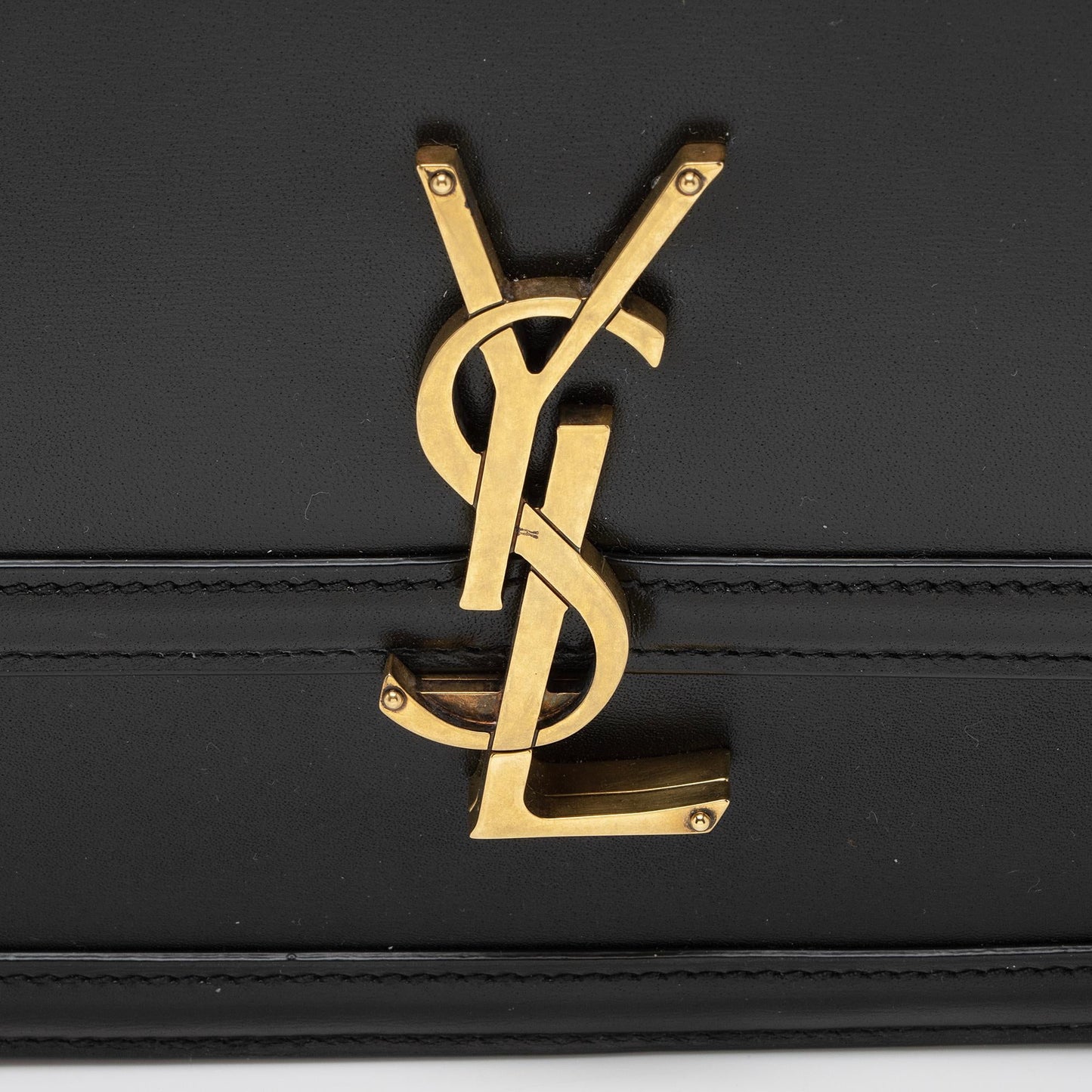 Saint Laurent Calfskin Monogram Solferino Medium Shoulder Bag - FINAL SALE (SHF-uXDDFd)