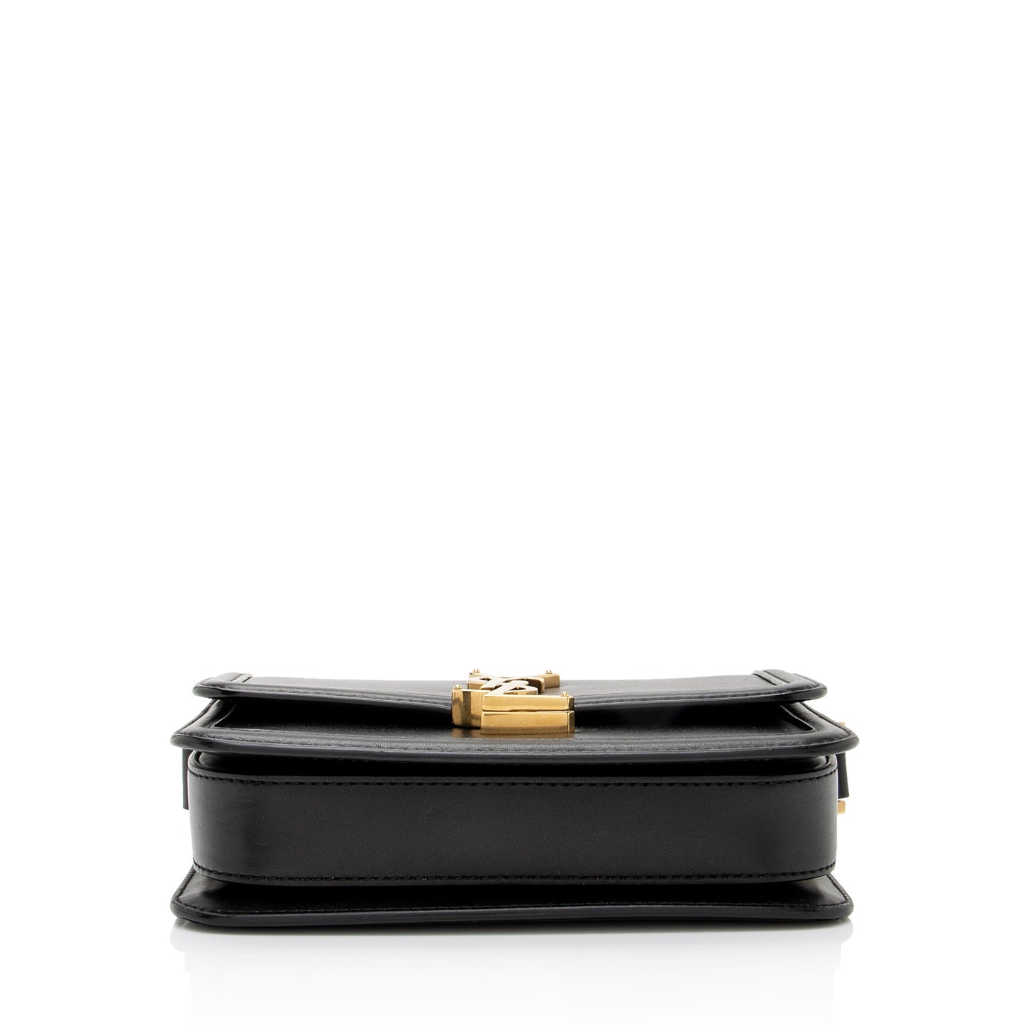 Saint Laurent Calfskin Monogram Solferino Small Shoulder Bag (SHF-3WORNU)