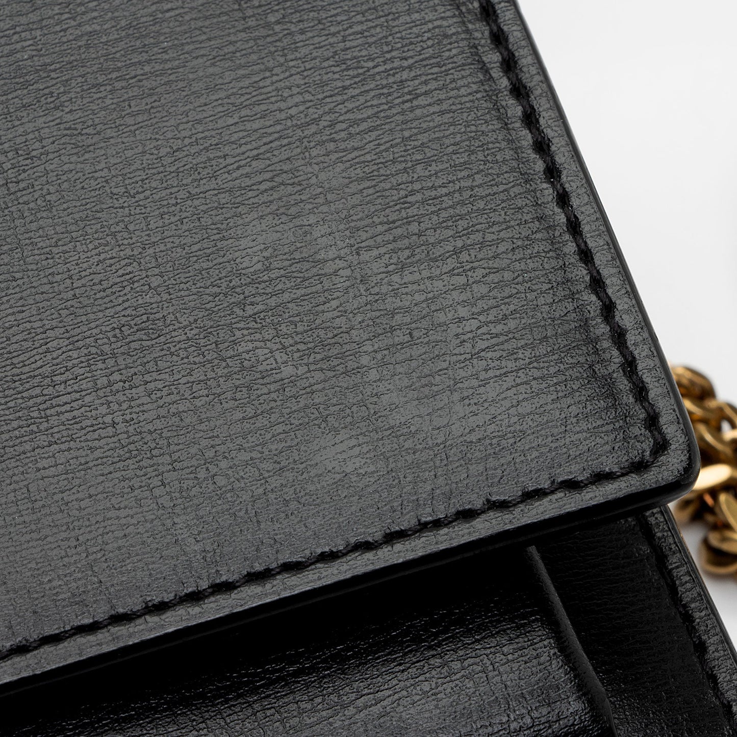 Saint Laurent Calfskin Monogram Sunset Mini Wallet on Chain Bag (SHF-dovv8x)
