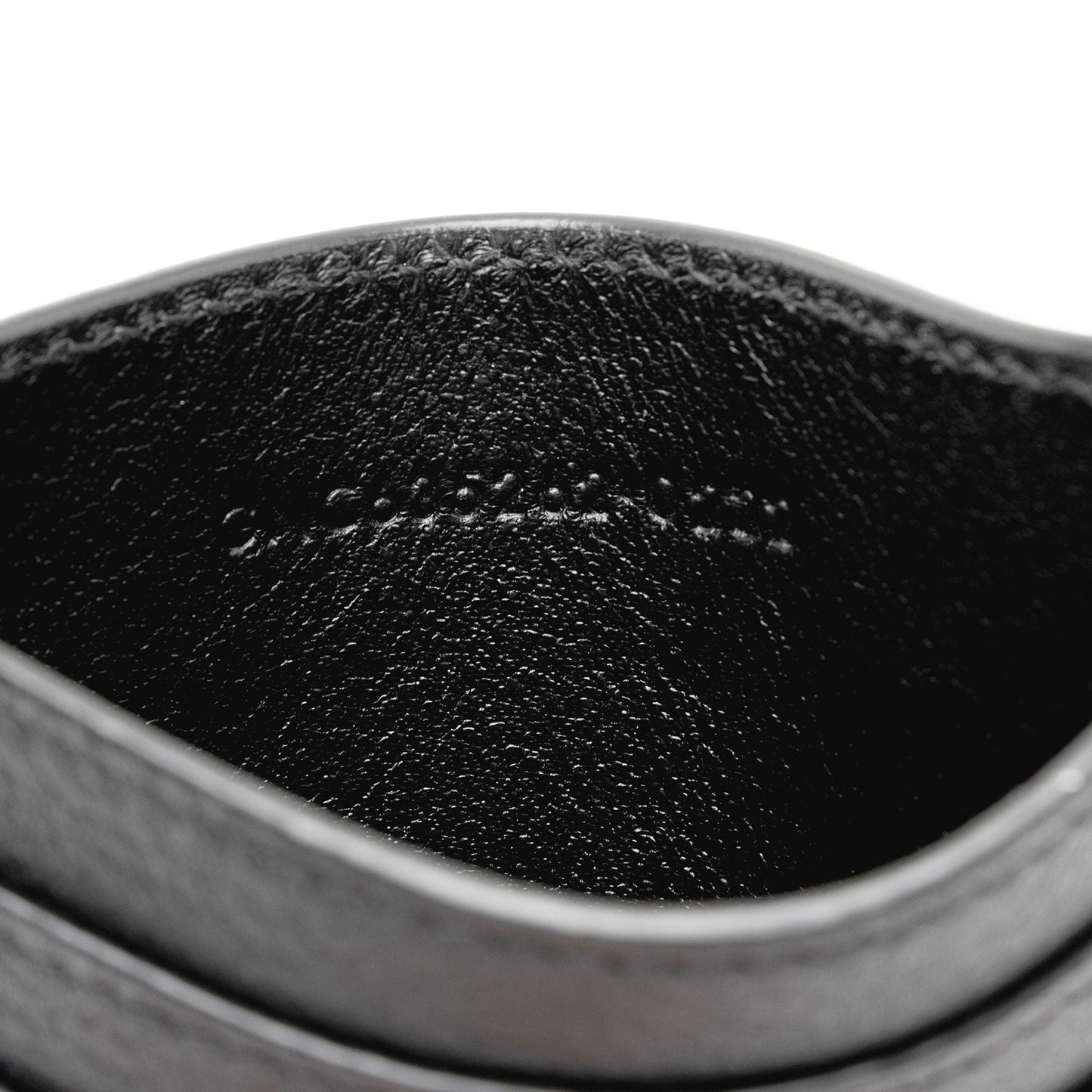 Saint Laurent Calfskin Monogram Tiny Cassandre Card Case (SHF-XxCMHH)