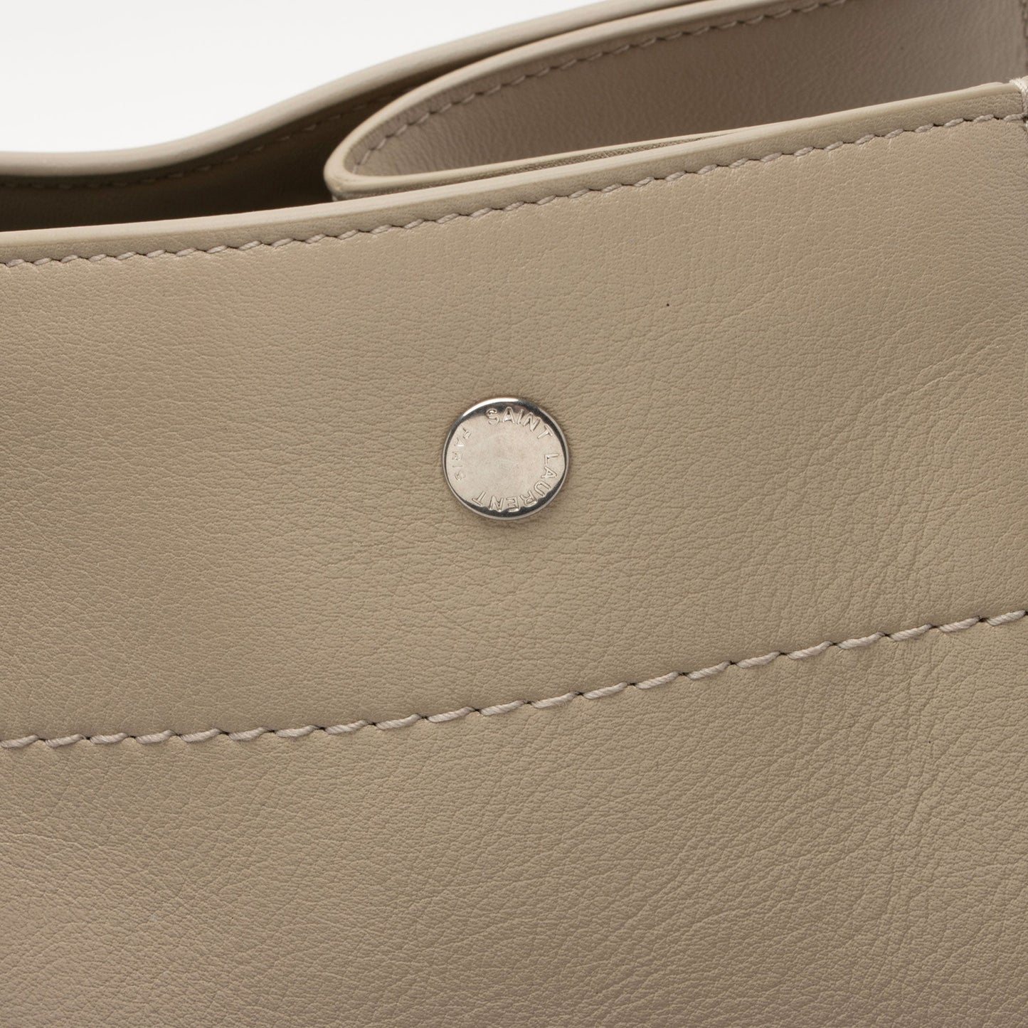 Saint Laurent Calfskin Rive Gauche Large Tote (SHF-Dugo0W)