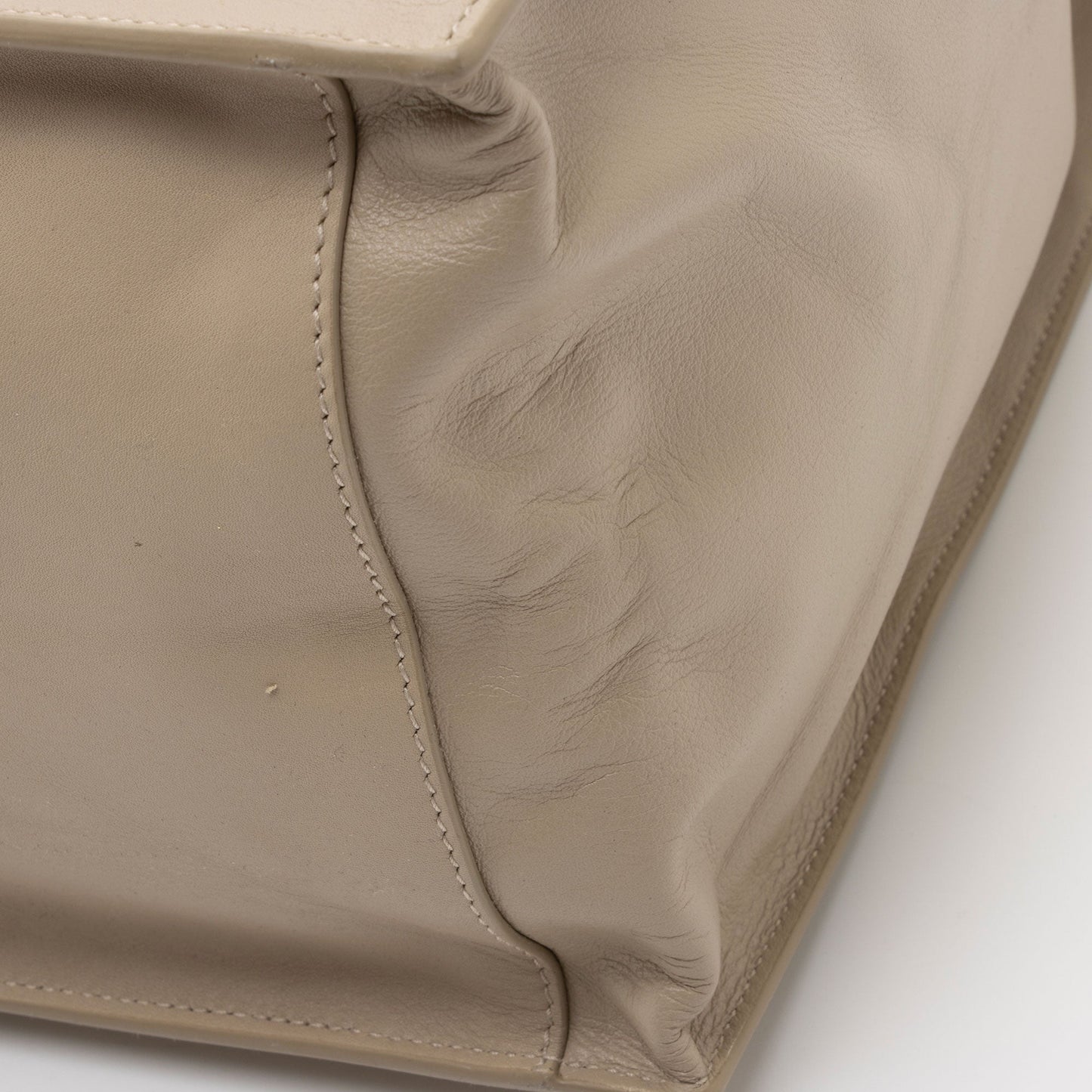 Saint Laurent Calfskin Rive Gauche Large Tote (SHF-Dugo0W)