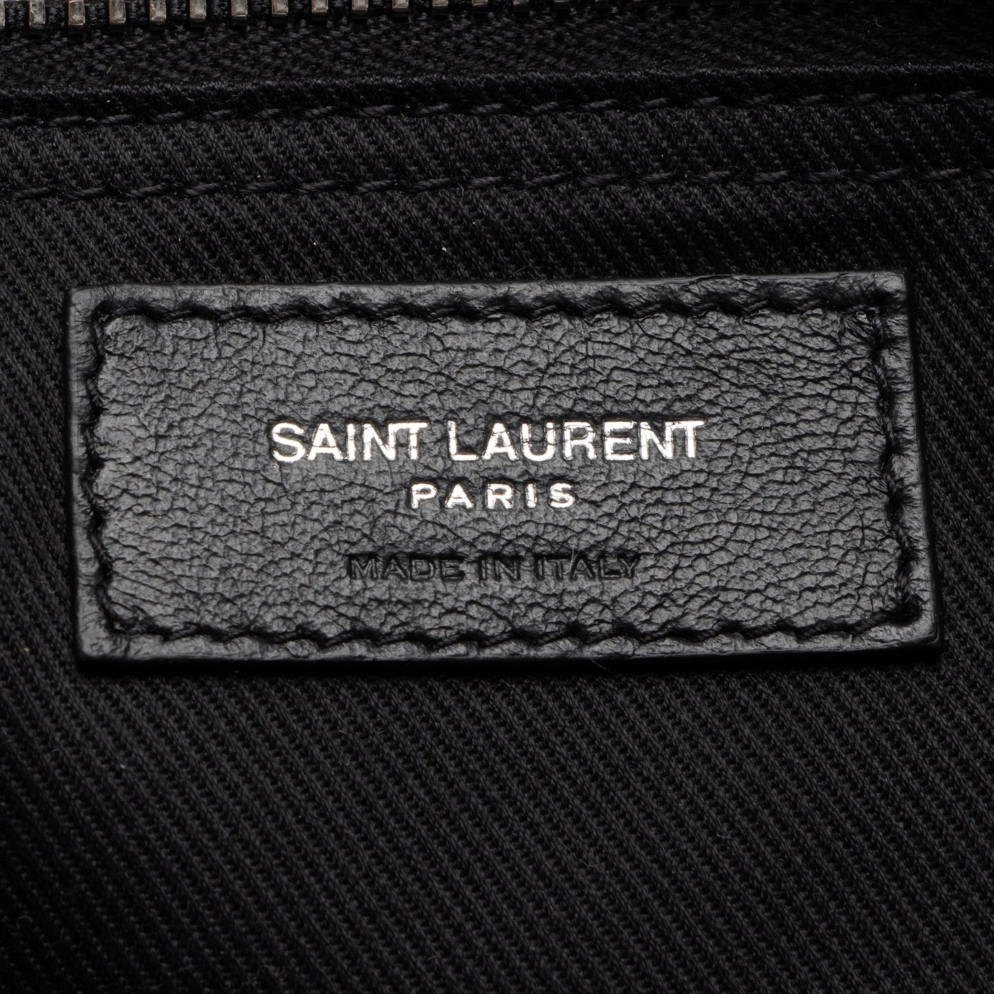 Saint Laurent Calfskin Rive Gauche Small Tote (SHF-23409)