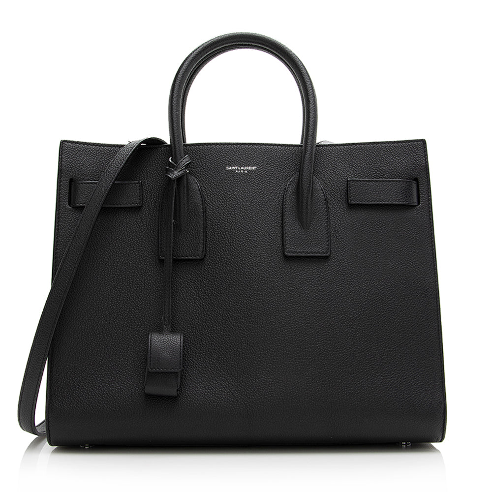 Saint Laurent Calfskin Sac De Jour Small Tote (SHF-21438)