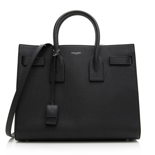 Saint Laurent Calfskin Sac De Jour Small Tote (SHF-21438)