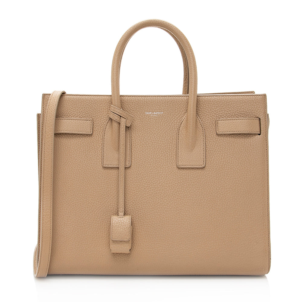 Saint Laurent Calfskin Sac De Jour Small Tote (SHF-20113)