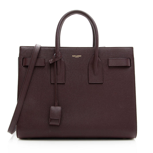 Saint Laurent Calfskin Sac De Jour Small Tote (SHF-20251)