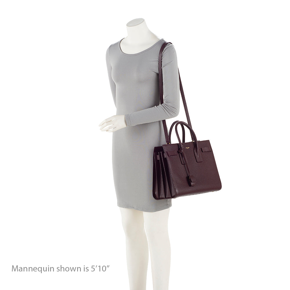 Saint Laurent Calfskin Sac De Jour Small Tote (SHF-20251)