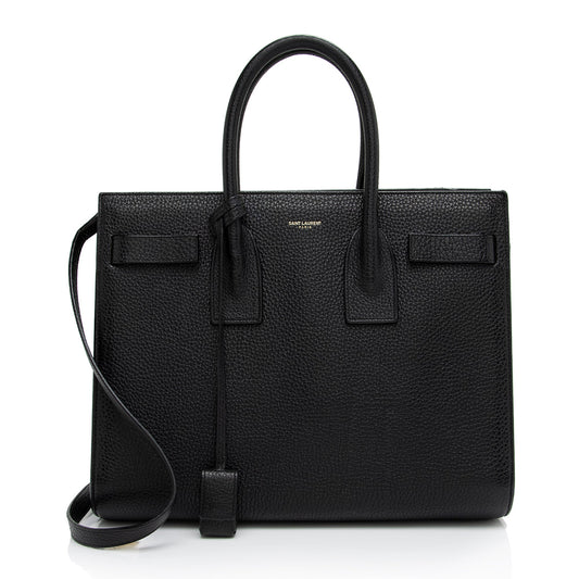 Saint Laurent Calfskin Sac De Jour Small Tote (SHF-Tclul6)